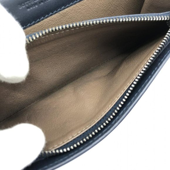 BOTTEGA VENETA 577559 intrecciato long wallet navy - Picture 6 of 9